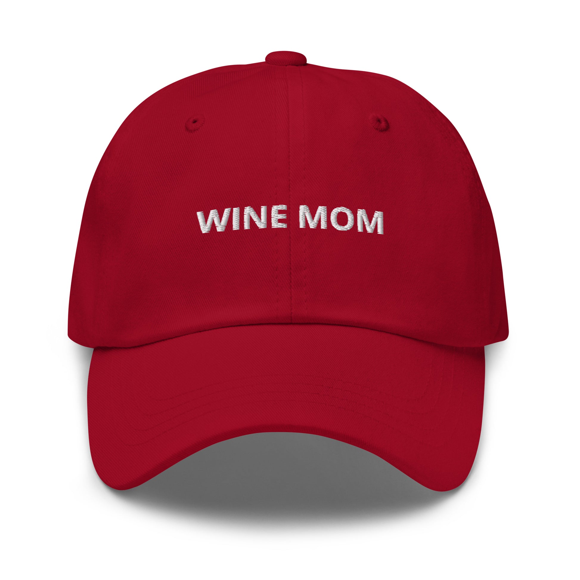 Red Wine Mom Dad Hat