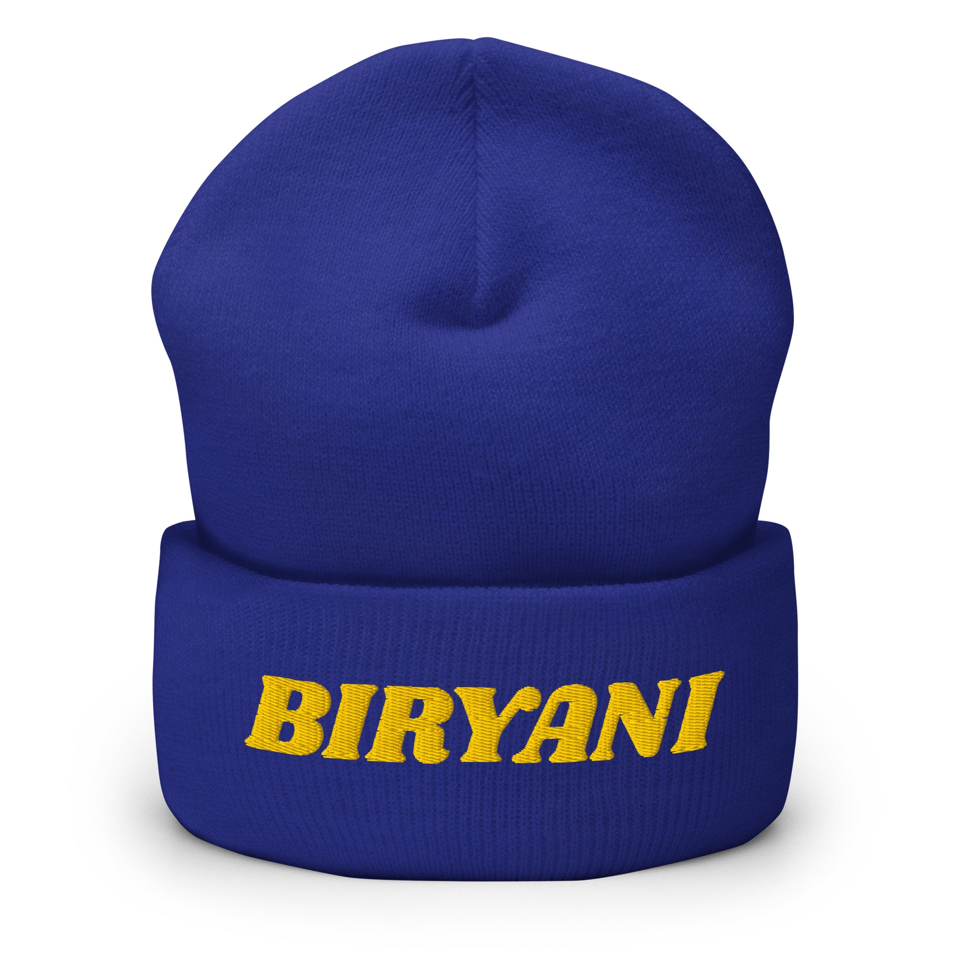Royal Blue Biryani Cuffed Beanie