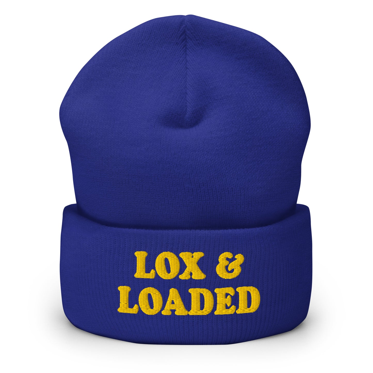 Royal Blue Lox & Loaded Cuffed Beanie