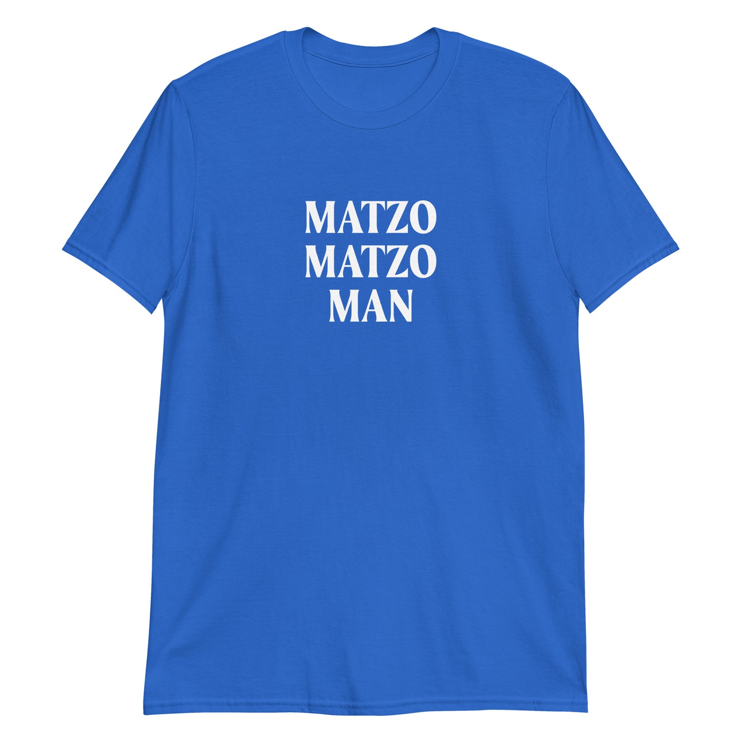 Royal Blue Matzo Matzo Man T-Shirt