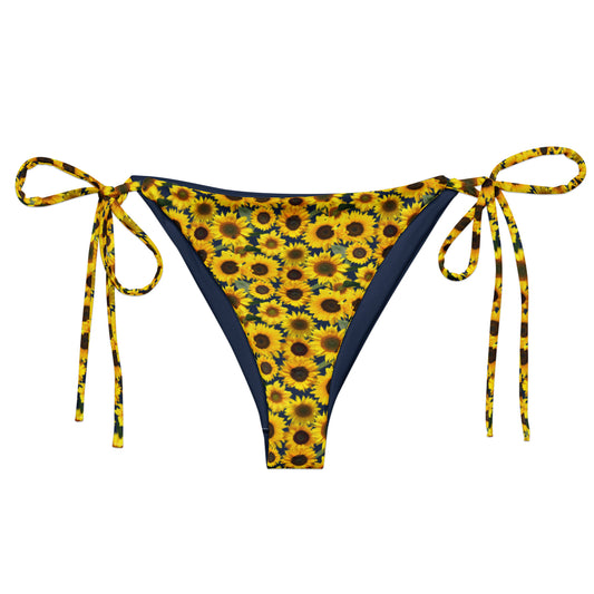 Sunflowers Recycled Bikini Bottom
