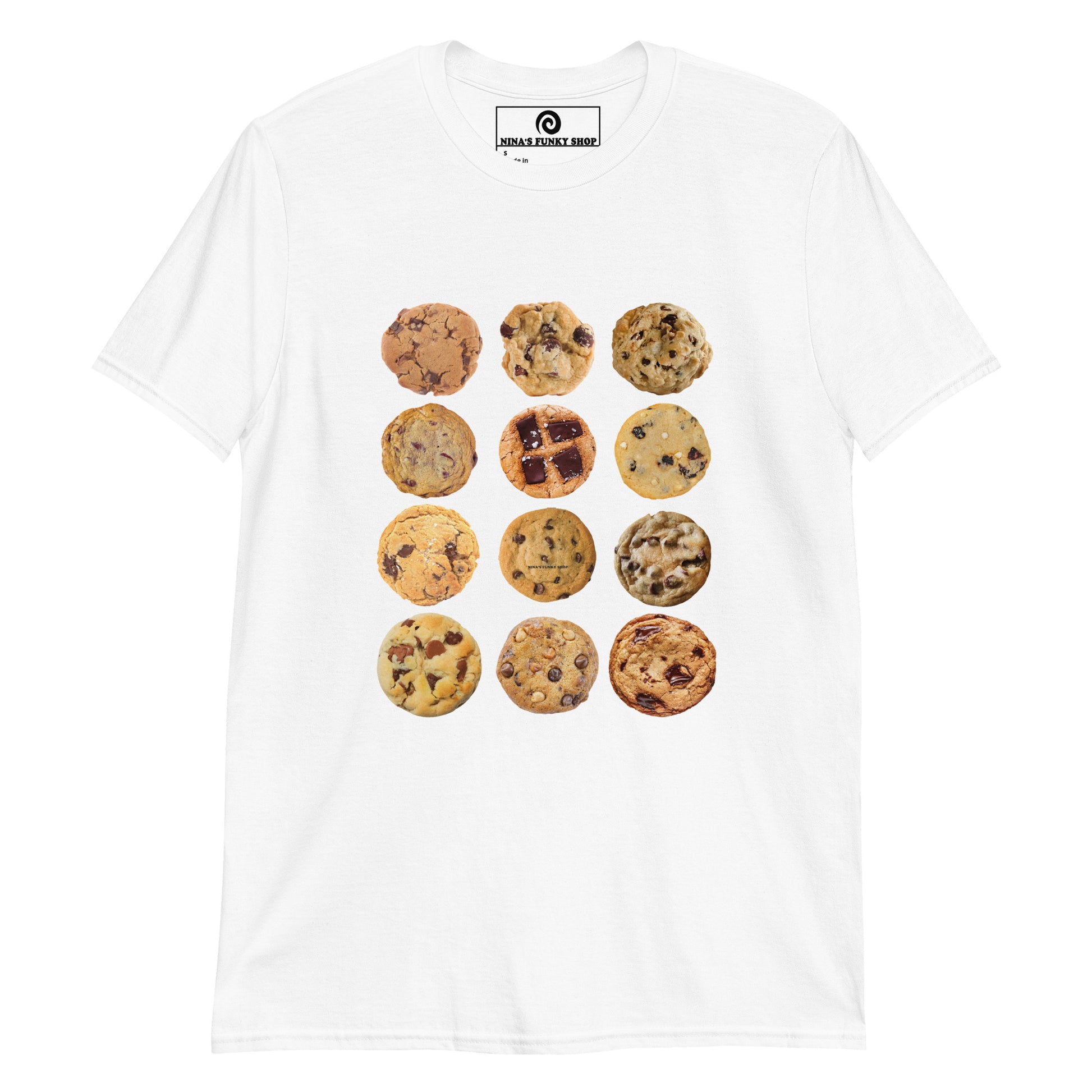 White 12 Chocolate Chip Cookies T-Shirt