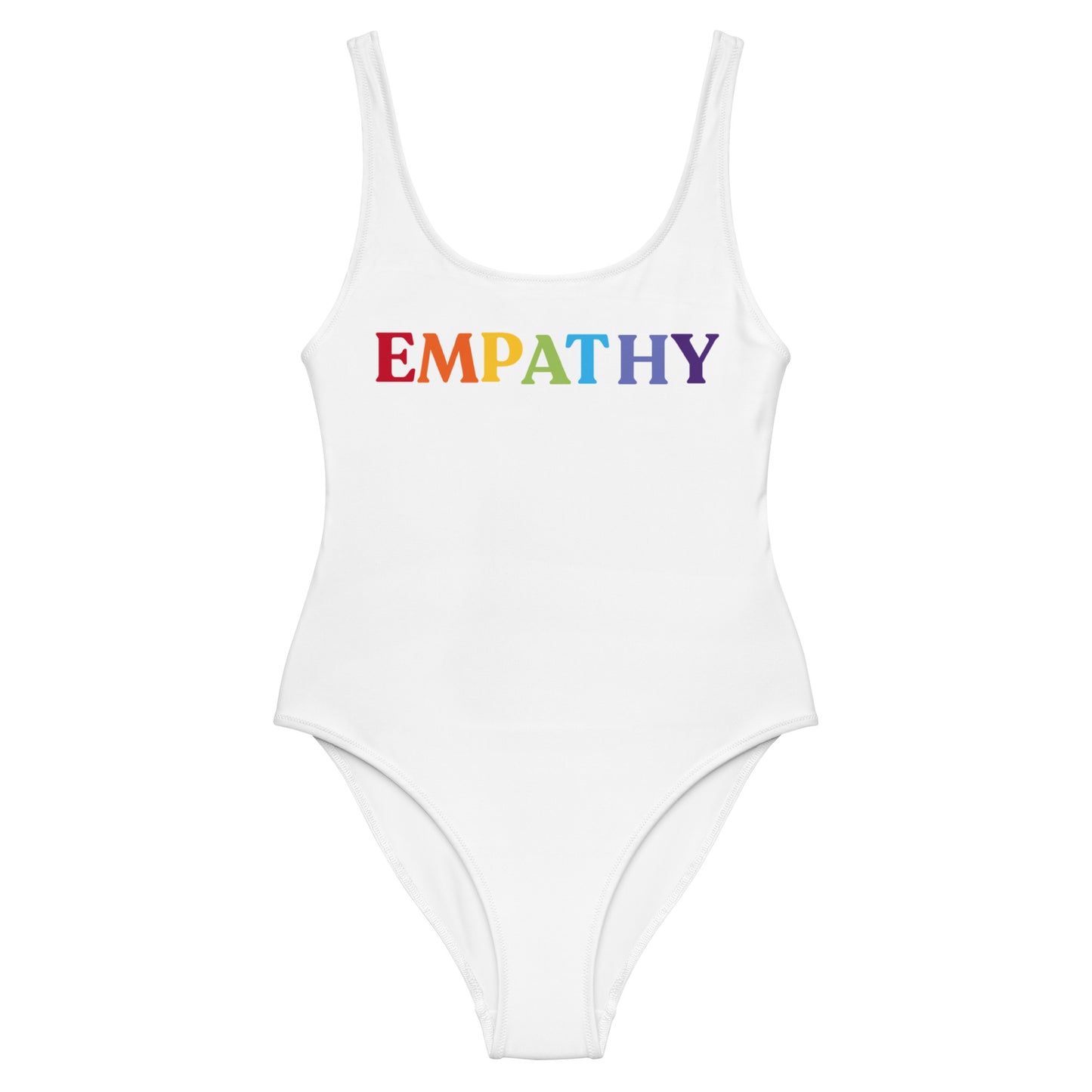 White Empathy One-Piece Swimsuit