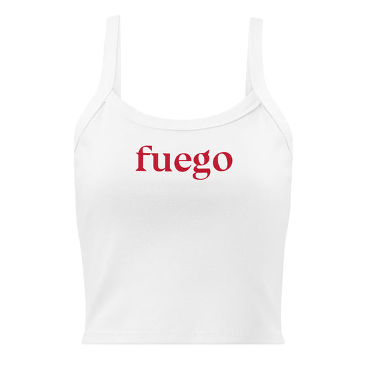 White Fuego Tank Top