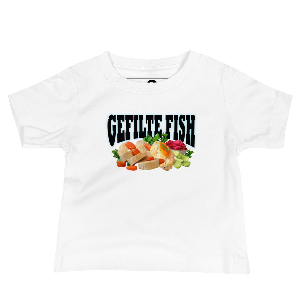 White Gefilte Fish Baby T-Shirt