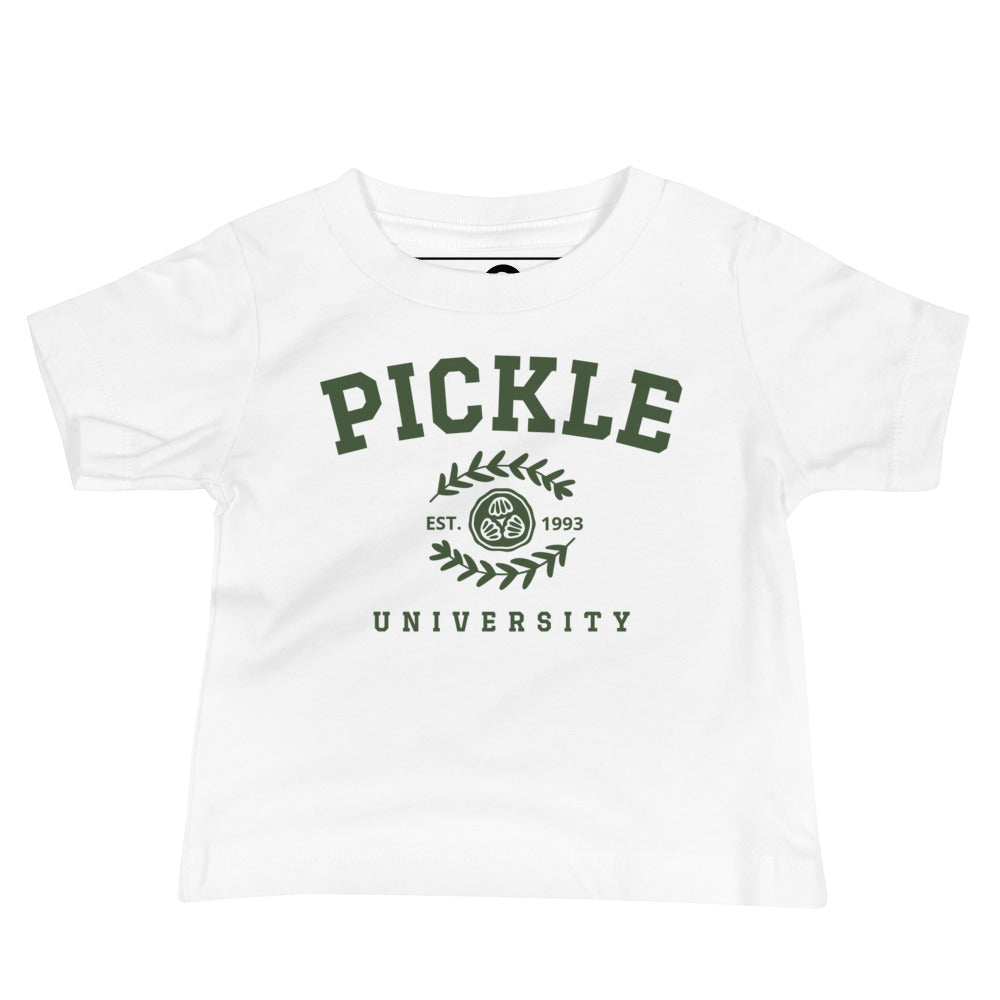 White Pickle University Baby T-Shirt