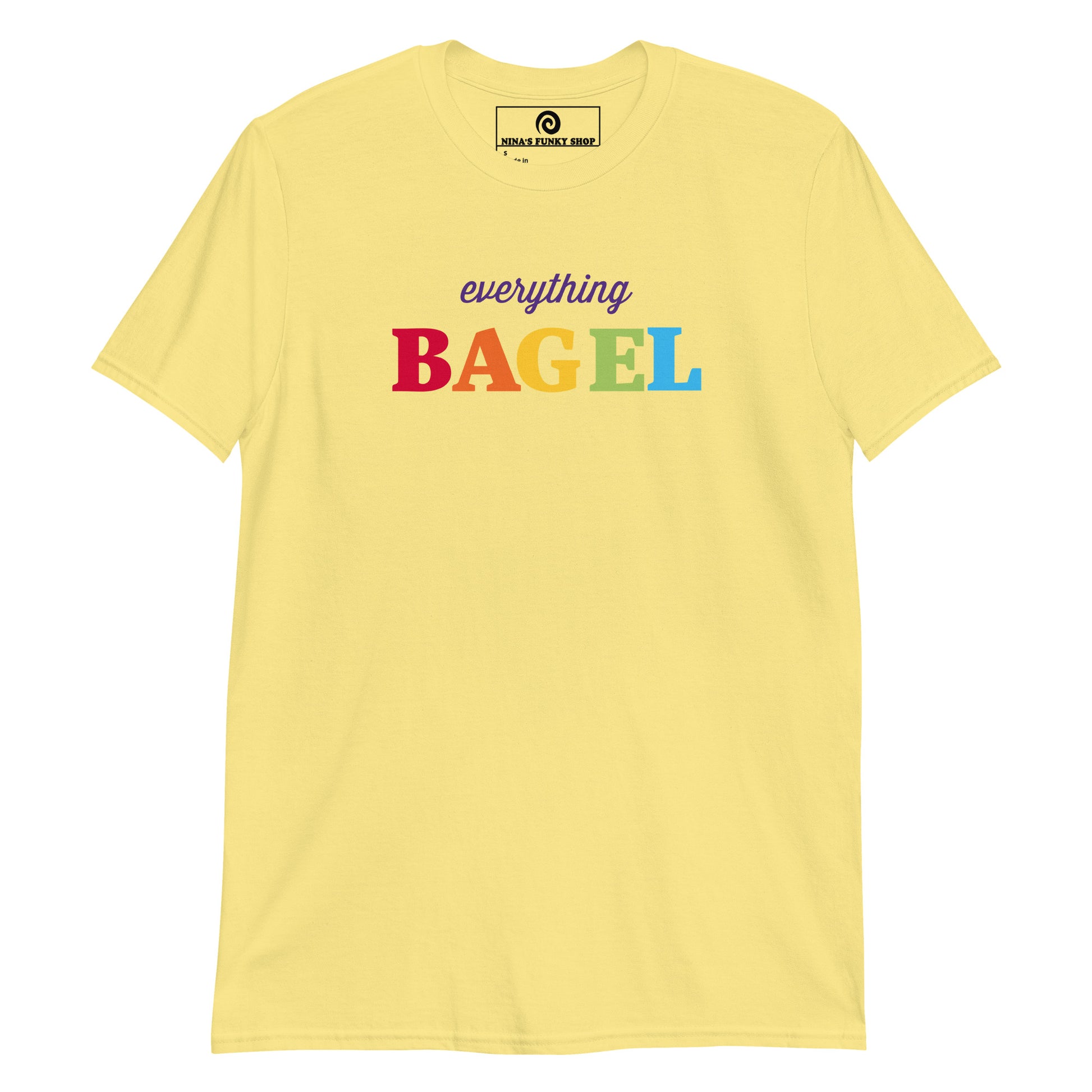 Yellow Everything Bagel Pride T-Shirt