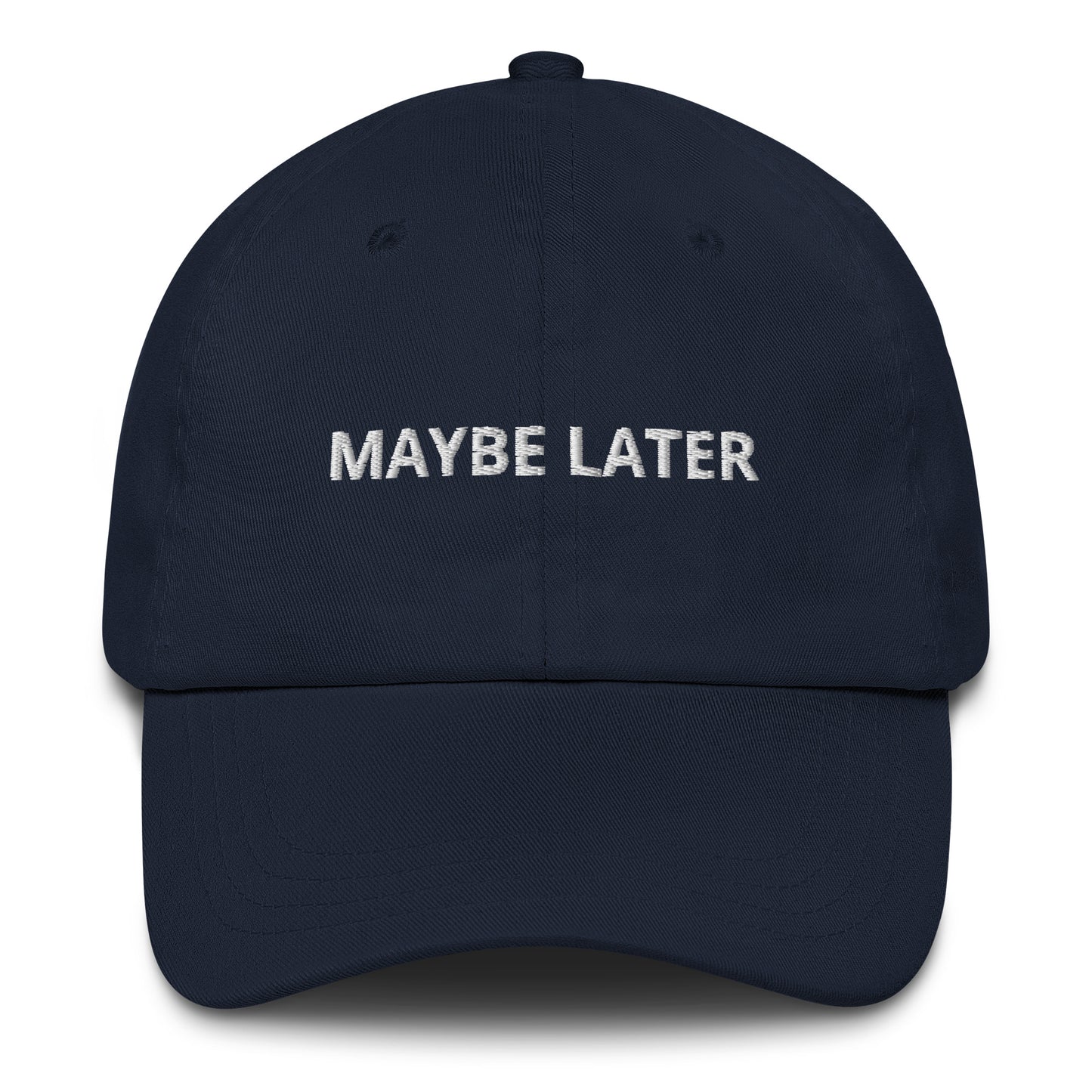Navy Black Maybe Later Hat