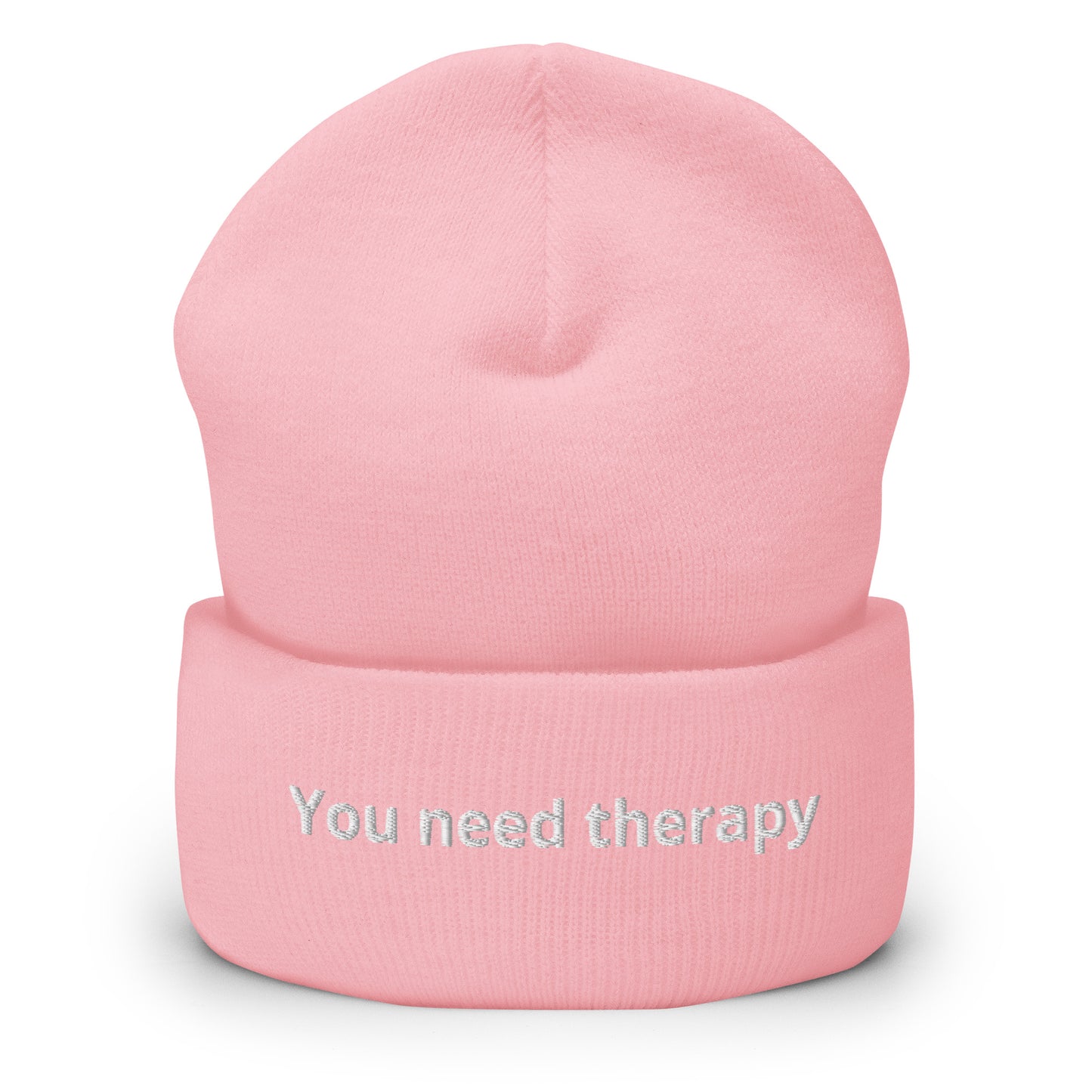 You Need Therapy Cuffed Beanie