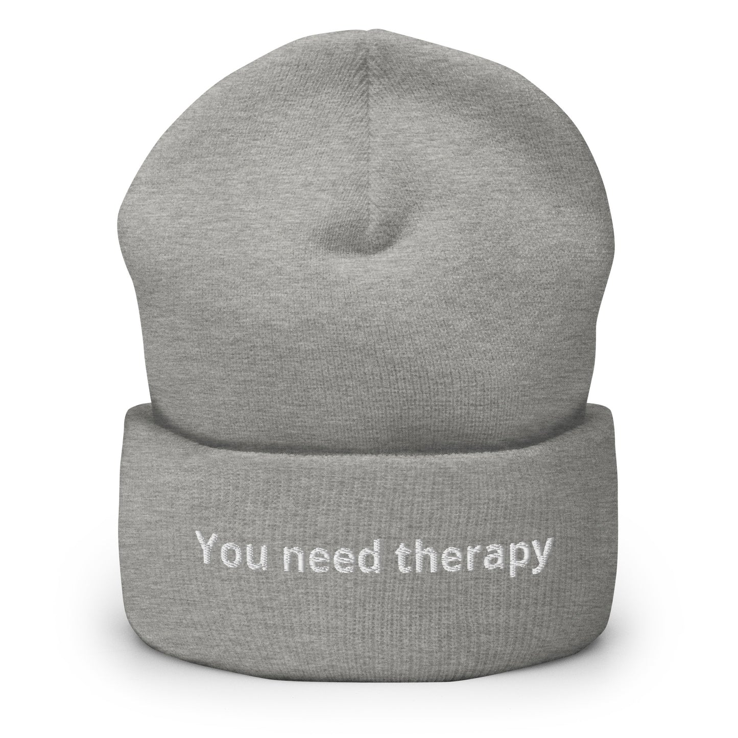 You Need Therapy Cuffed Beanie
