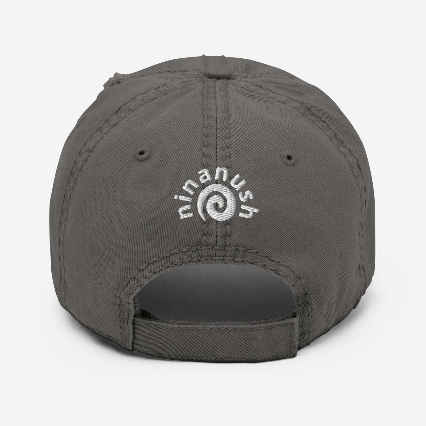 Gray fettuccine Alfredo dad hat from Nina's Funky Shop by ninanush - A distressed fettuccine Alfredo dad hat, expertly embroidered with "Fettuccine Alfredo." It's a funny pasta lover hat, made just for you. This fettuccine Alfredo hat stands out and makes the perfect gift for fettuccine Alfredo enthusiasts. Celebrate your favorite foods in our funny foodie clothing and accessories.