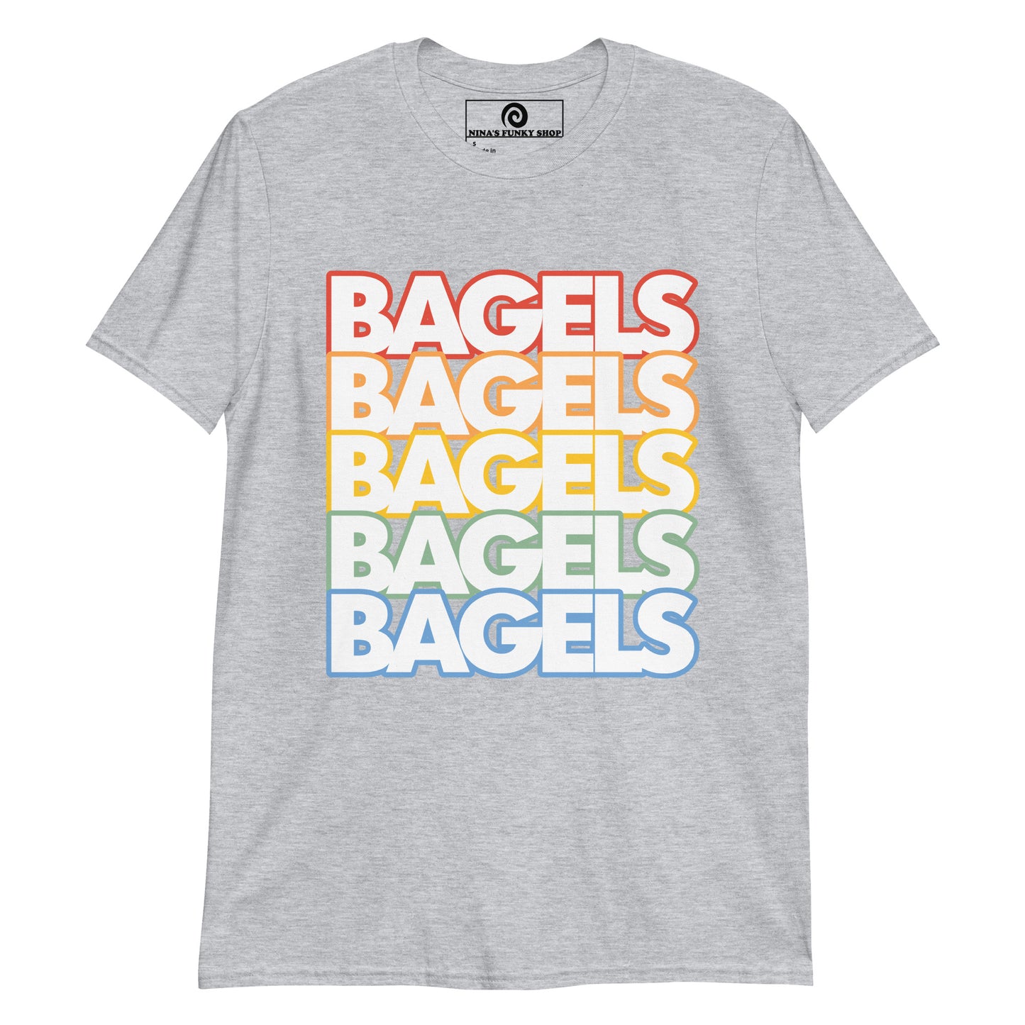 Rainbow Bagel T-Shirt