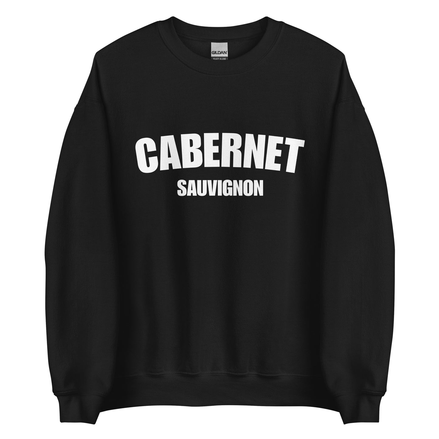 Black Cabernet Sauvignon Sweatshirt from Nina's Funky Shop by ninanush - Love Cabernet Sauvignon? Looking for a fun wine lover gift? Our Cabernet Sauvignon Sweatshirt is a unisex, crew neck sweatshirt that comes in a variety of colors with "Cabernet Sauvignon", on the front. Perfect for cozy nights in or stand out streetwear, this wine enthusiast sweatshirt is designed by Nina just for you.