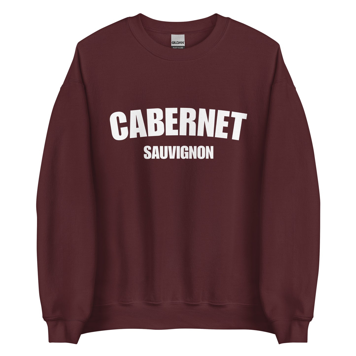 Maroon Cabernet Sauvignon Sweatshirt from Nina's Funky Shop by ninanush - Love Cabernet Sauvignon? Looking for a fun wine lover gift? Our Cabernet Sauvignon Sweatshirt is a unisex, crew neck sweatshirt that comes in a variety of colors with "Cabernet Sauvignon", on the front. Perfect for cozy nights in or stand out streetwear, this wine enthusiast sweatshirt is designed by Nina just for you.