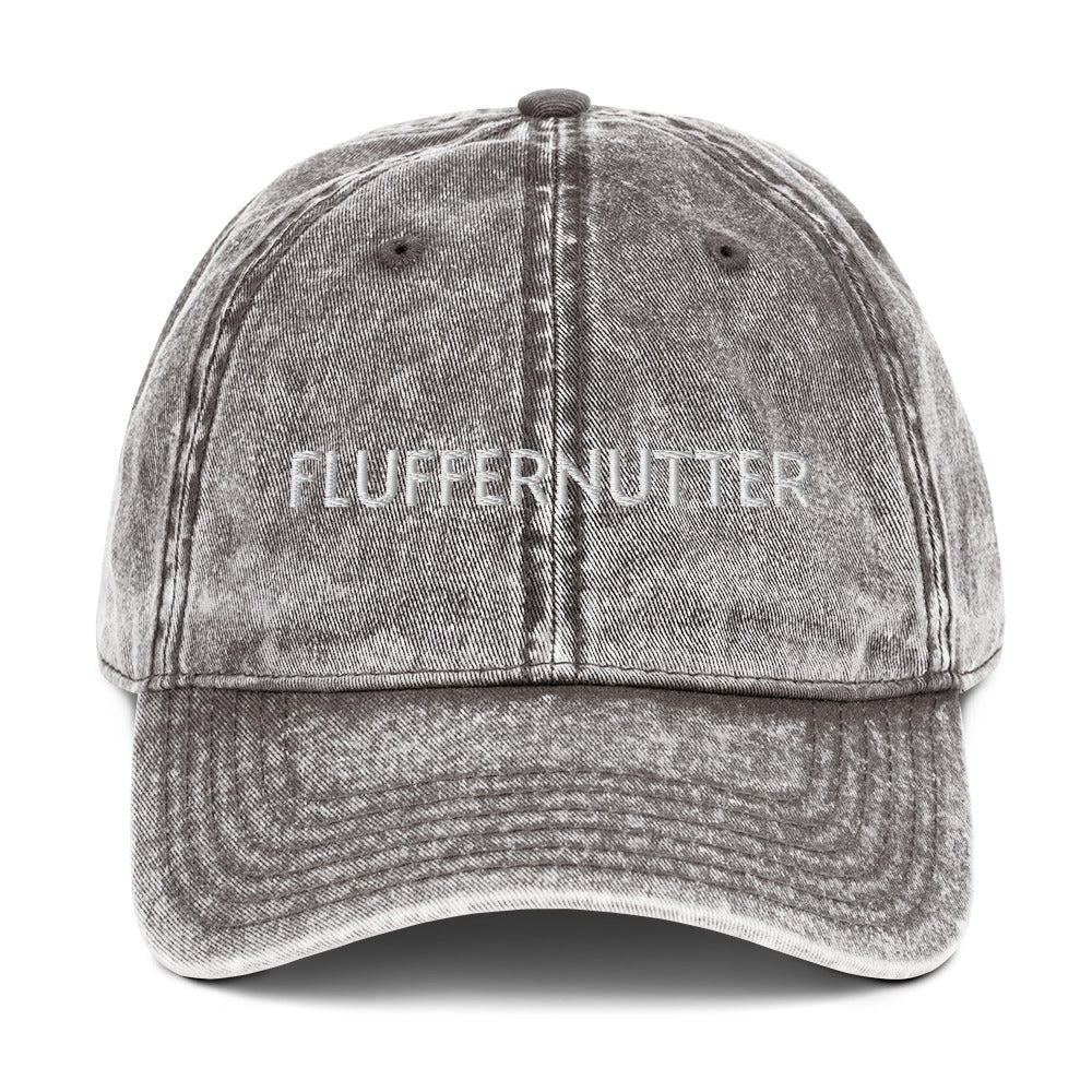 Gray fluffernutter hat from Nina's Funky Shop by ninanush - An embroidered dad hat for fluffernutter lovers like you. This funny New England food hat has a faded vintage style. With its unique New England foodie design, this fluffernutter hat is a must-have for New England foodies of all kinds. Show off your New England pride with this fluffernutter enthusiast dad hat.