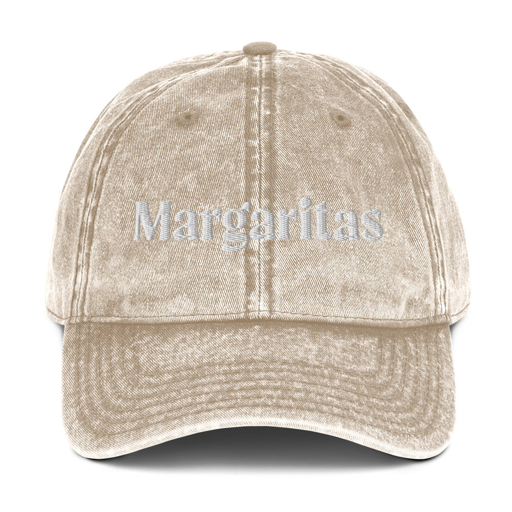 Fade beige margarita dad hat - Calling all margarita lovers! Drink margaritas in this unisex embroidered dad hat. It's comfortable, comes in a variety of colors and is designed for margarita enthusiasts. Show off your love of margaritas in this funny dad hat for cocktail lovers. It's a statement hat for margarita drinkers and foodies of all kinds.