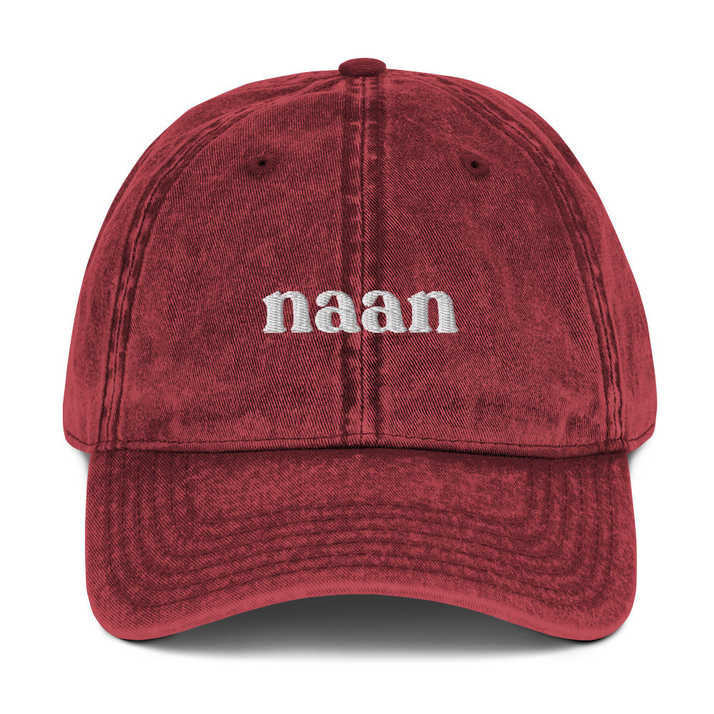 Maroon Naan Dad Hat from Nina's Funky Shop by ninanush - Do you love naan? Looking for a unique foodie gift? Look no further! This naan hat is just what you need. Celebrate this delicious bread with a fun food dad hat. It's a comfortable embroidered dad hat with a stylish washed out cotton material. Celebrate your favorite food and drinks in our funky foodie apparel.