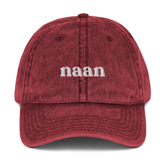 Maroon Naan Dad Hat from Nina's Funky Shop by ninanush - Do you love naan? Looking for a unique foodie gift? Look no further! This naan hat is just what you need. Celebrate this delicious bread with a fun food dad hat. It's a comfortable embroidered dad hat with a stylish washed out cotton material. Celebrate your favorite food and drinks in our funky foodie apparel.