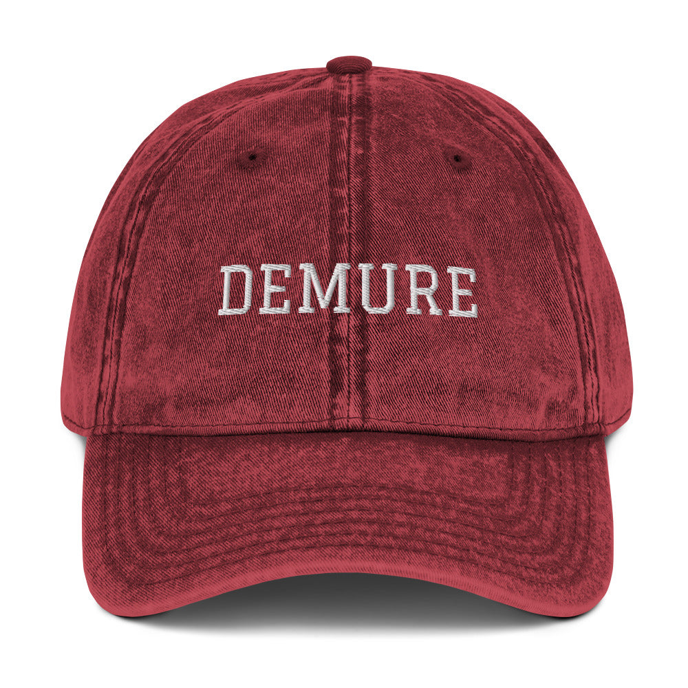 Demure Vintage Dad Hat